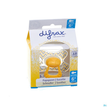 Difrax sucette natural 6m+