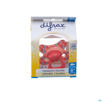 Difrax sucette natural 6m+ girl