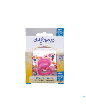 Difrax sucette natural 6m+ girl