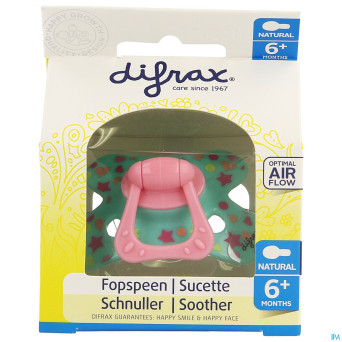 Difrax sucette natural 6m+ girl