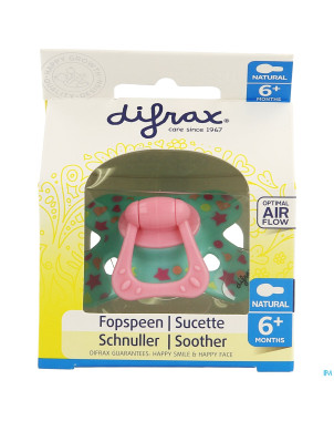 Difrax sucette natural 6m+ girl