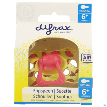 Difrax sucette natural 6m+ girl