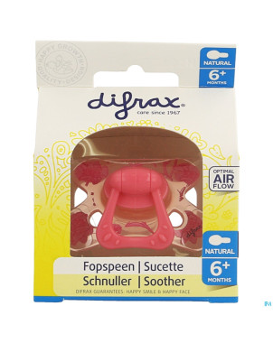 Difrax sucette natural 6m+ girl