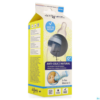 Difrax biberon-s natural boy 170ml