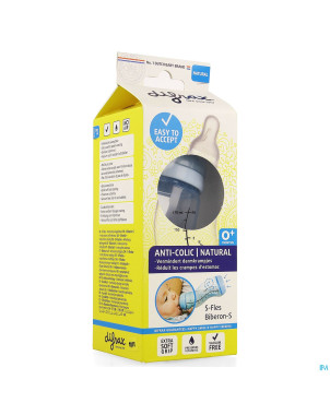 Difrax biberon-s natural boy 170ml