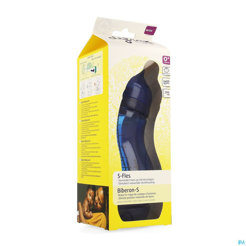 Difrax biberon-s wide boy 310ml