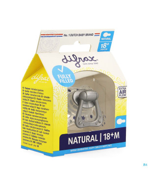 Difrax sucette natural 18m+ boy