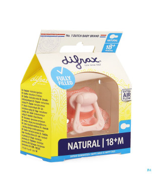 Difrax sucette natural 18m+ girl