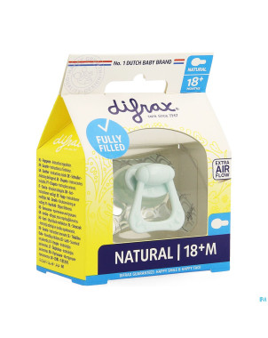 Difrax sucette natural 18m+ girl