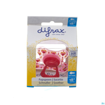 Difrax sucette natural 18m+ girl