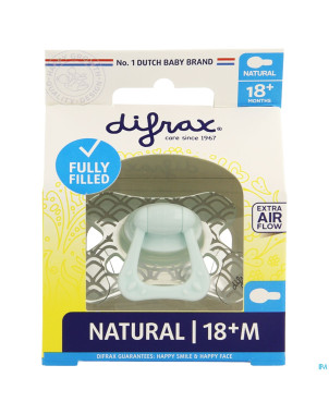Difrax sucette natural 18m+ girl