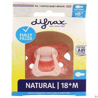 Difrax sucette natural 18m+ girl