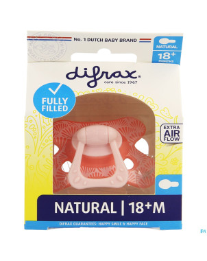 Difrax sucette natural 18m+ girl