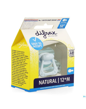 Difrax sucette natural 12m+