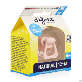 Difrax sucette natural 12m+