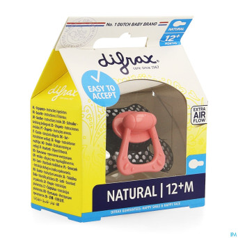 Difrax sucette natural 12m+