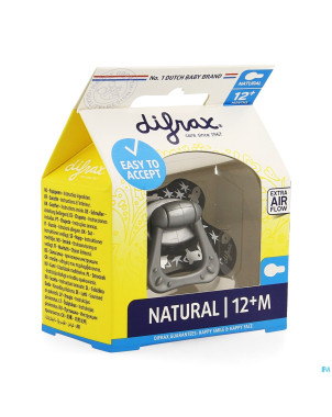 Difrax sucette natural 12m+