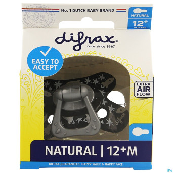 Difrax sucette natural 12m+