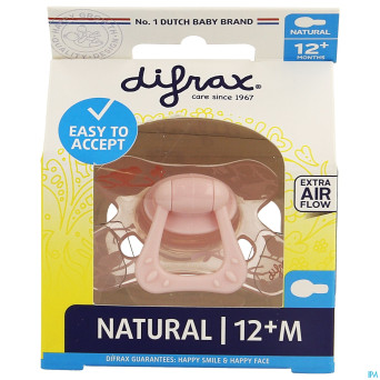 Difrax sucette natural 12m+