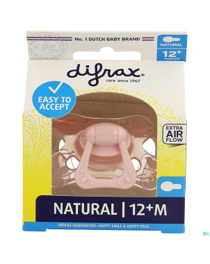 Difrax sucette natural 12m+