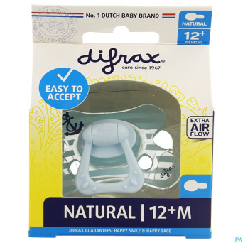Difrax sucette natural 12m+
