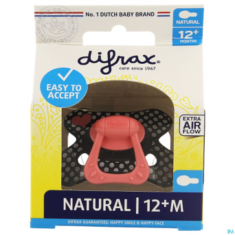Difrax sucette natural 12m+
