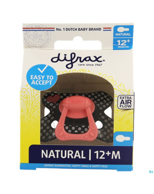 Difrax sucette natural 12m+