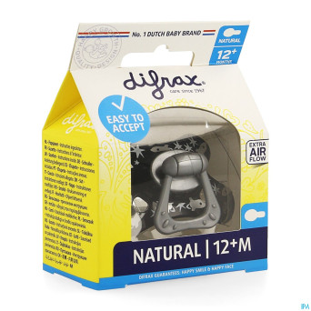 Difrax sucette natural 12m+ boy