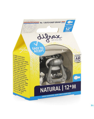 Difrax sucette natural 12m+ boy