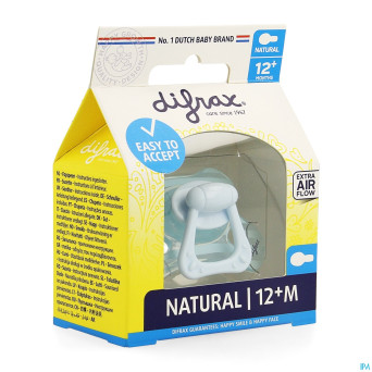 Difrax sucette natural 12m+ boy