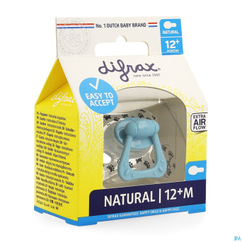 Difrax sucette natural 12m+ boy