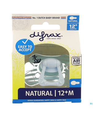 Difrax sucette natural 12m+ boy