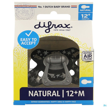 Difrax sucette natural 12m+ boy