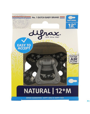 Difrax sucette natural 12m+ boy