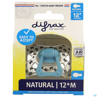 Difrax sucette natural 12m+ boy