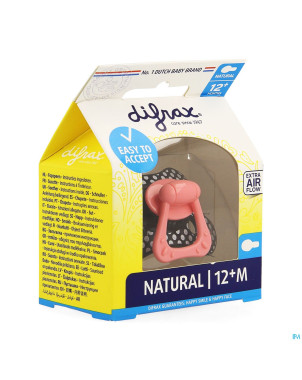 Difrax sucette natural 12m+ girl