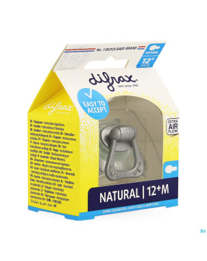 Difrax sucette natural 12m+ girl