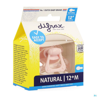 Difrax sucette natural 12m+ girl