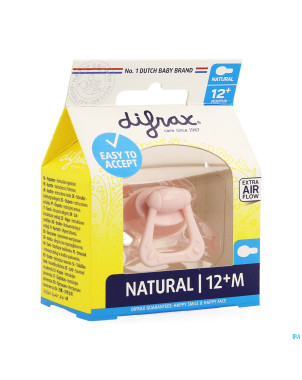 Difrax sucette natural 12m+ girl