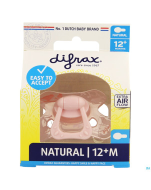 Difrax sucette natural 12m+ girl