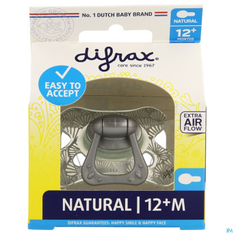 Difrax sucette natural 12m+ girl