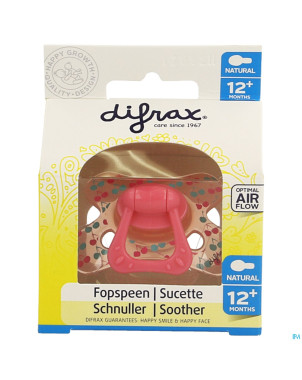 Difrax sucette natural 12m+ girl
