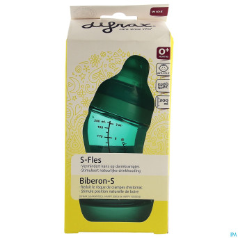 Difrax biberon-s wide 200ml