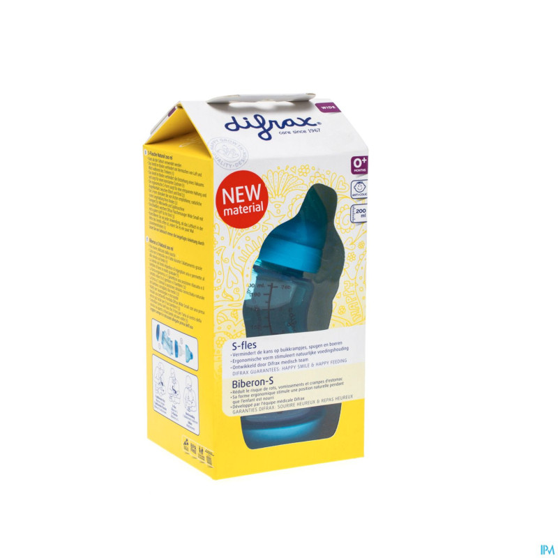 Difrax biberon-s wide boy 200ml