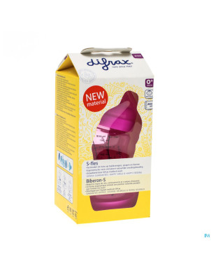 Difrax biberon-s wide girl 200ml