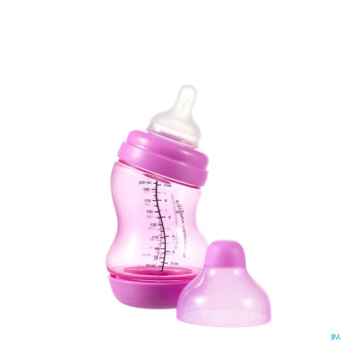 Difrax biberon-s wide girl 200ml