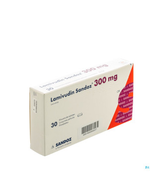 Lamivudine sandoz 300 mg comp pell  30