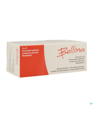 Bellina 0,03 mg/2 mg comp 13 x 21