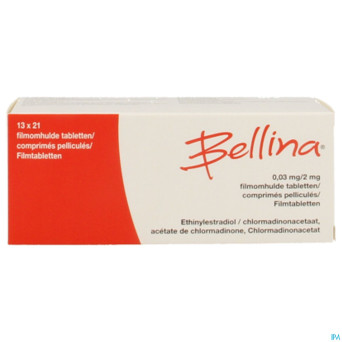 Bellina 0,03 mg/2 mg comp 13 x 21