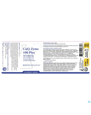 Coq-zyme 100 plus    caps 60x100mg